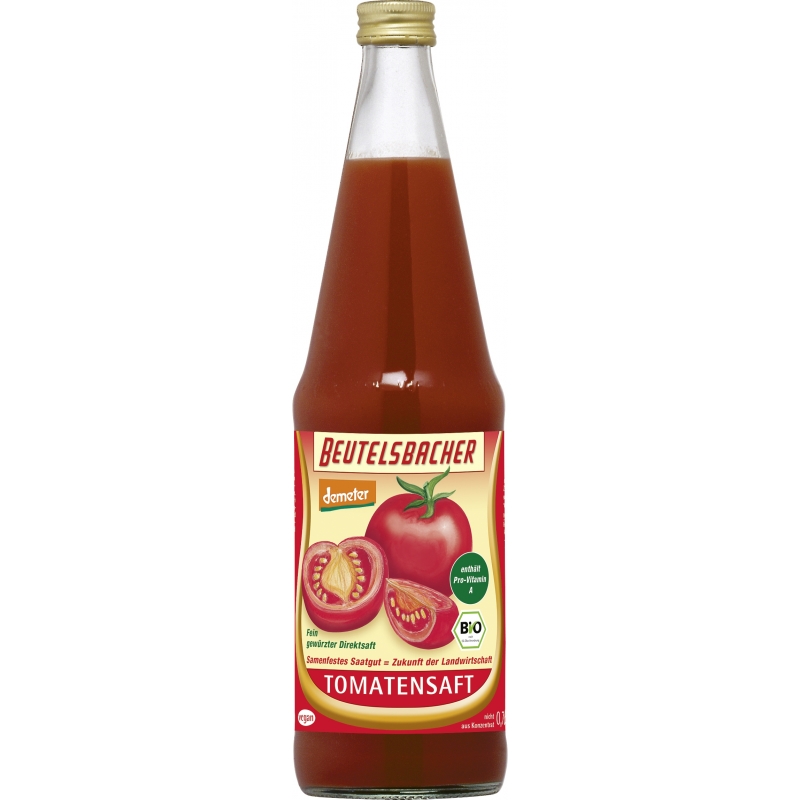 Beutelsbacher Bio Demeter Tomatensaft Roma Beutelsbacher Bio Demeter Tomatensaft Roma