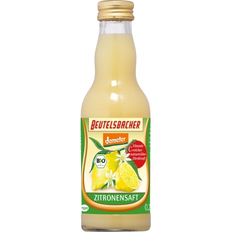 Beutelsbacher Bio Demeter Zitronensaft