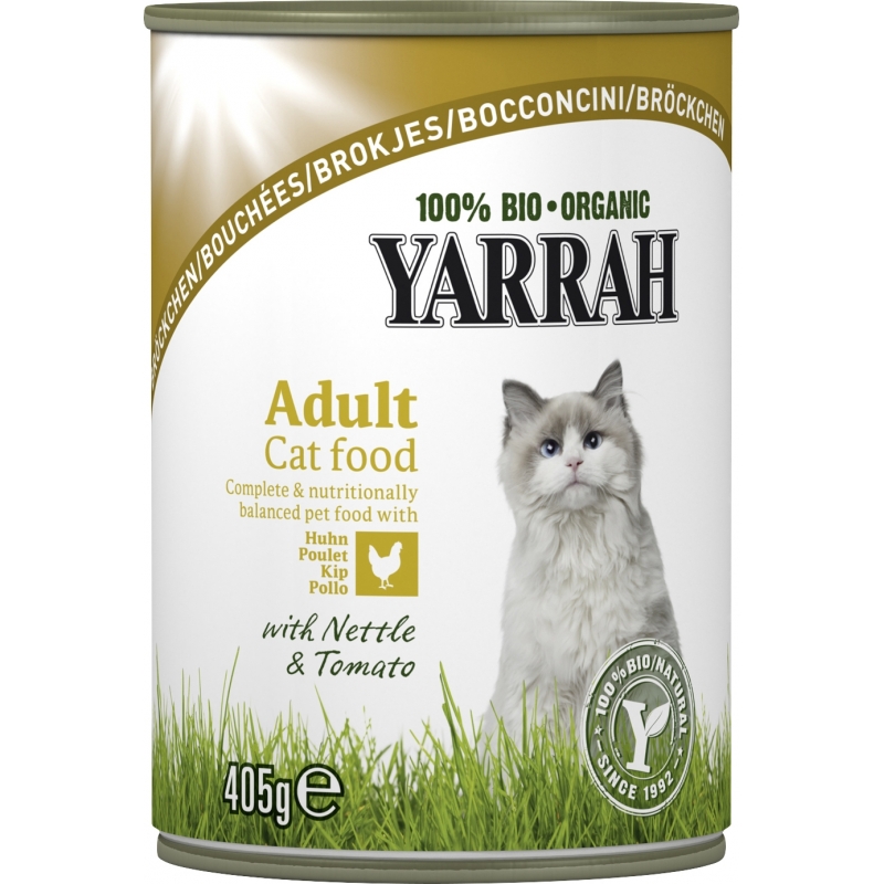 Yarrah Katzenfutter Bio Brocken Huhn Yarrah Katzenfutter Bio Brocken Huhn