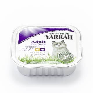 Yarrah Katzenfutter Bröckchen Huhn und Truthahn