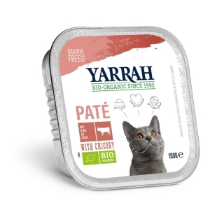Yarrah Katzenfutter Bio Paté Rind