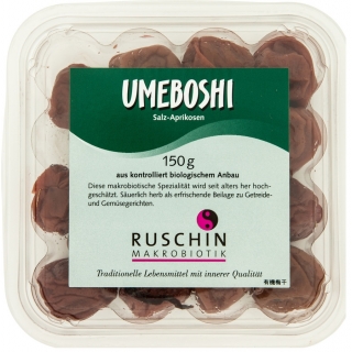 Ruschin Makrobiotik Bio Umeboshi Salz-Aprikosen