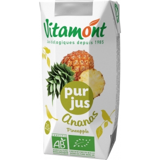 Vitamont Bio Ananas reiner Fruchtsaft