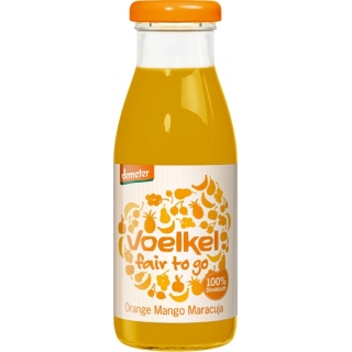 Voelkel Bio Demeter fair to go Orange Mango Maracuja