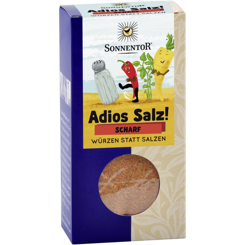 Sonnentor Bio Gemüse-Kräutermischung scharf Adios Salz!