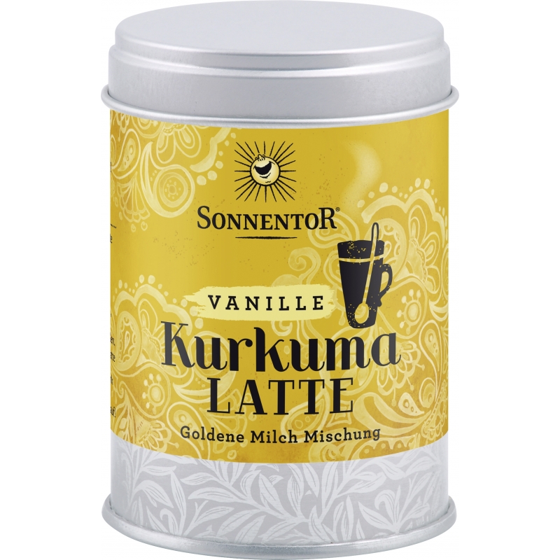 Sonnentor Bio Kurkuma Latte Vanille Goldene Milch Mischung