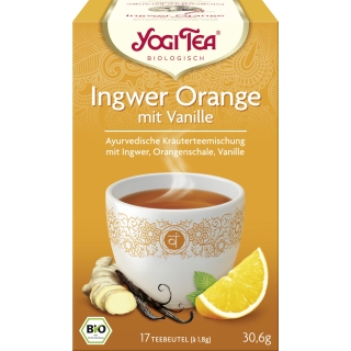 Yogi Tea Bio Kräutertee Ingwer Orange Vanille