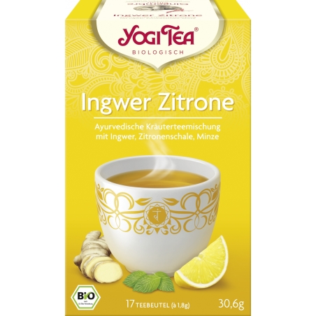 Yogi Tea Bio Kräutertee Ingwer Zitrone Tee