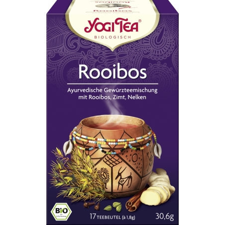 Yogi Tea Bio Rotbusch-und Gewürztee Rooibos African Spice Tee