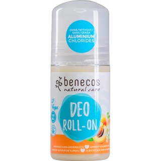 benecos Deo-Roll-On Aprikose und Holunderblüte