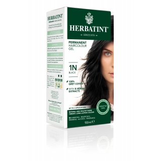 Herbatint Haarfärbegel 1N Schwarz
