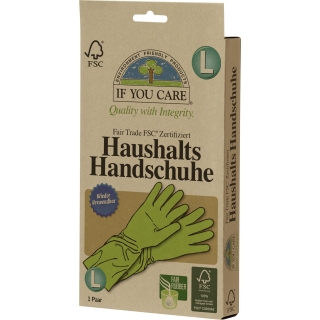if you care Haushalts Handschuhe L