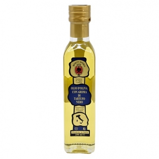 Aromatisiertes Trüffelöl - schwarz - Olivenöl mit Aroma von schwarzen Trüffeln