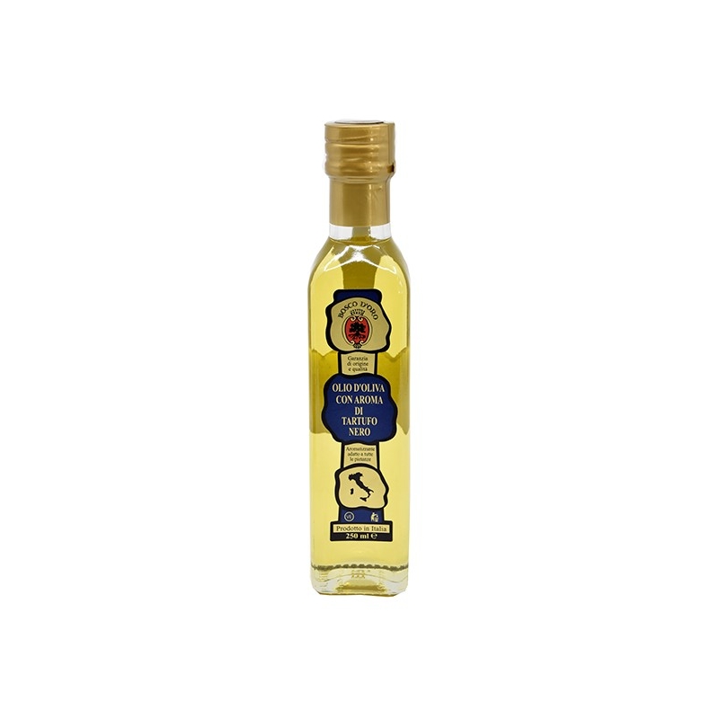 Aromatisiertes Trüffelöl - schwarz - Olivenöl mit Aroma von schwarzen Trüffeln
