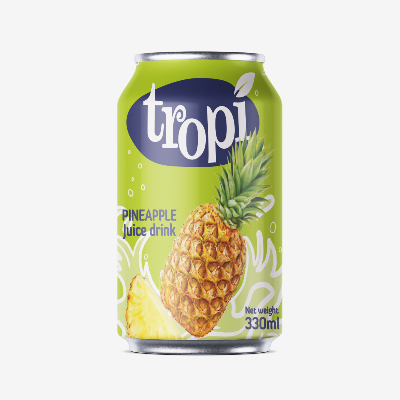Tropi - Ananas Saft 330ml x 24 - Tropi - Ananas Saft 330ml x 24 -