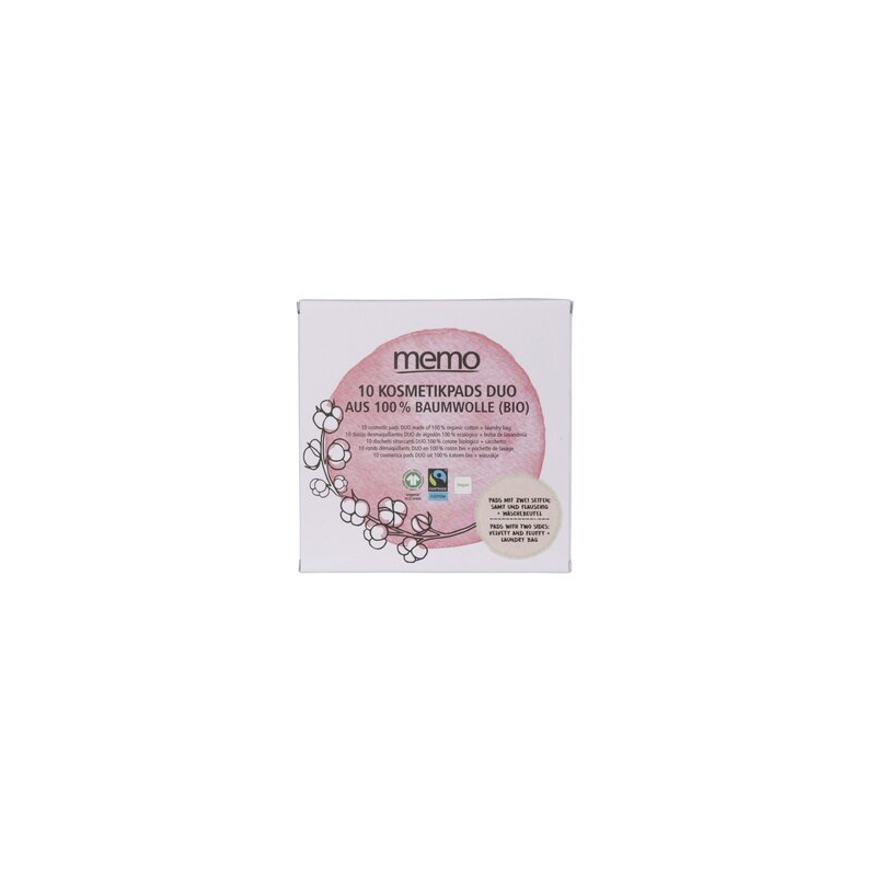 Memo - Kosmetik Pads Duo Baumwolle Memo