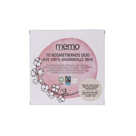 Memo - Kosmetik Pads Duo Baumwolle Memo