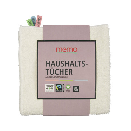 Memo - Haushaltsreinigungstuch 3er P. Memo