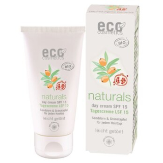 Eco cosmetics - Gesichtscreme getönt LSF 15
