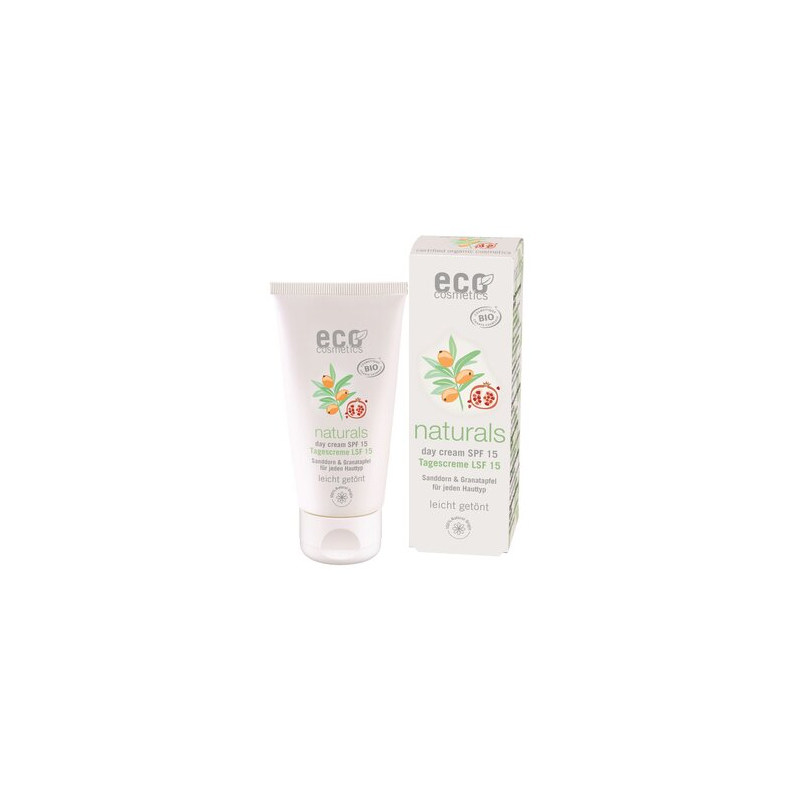 Eco cosmetics - Gesichtscreme getönt LSF 15