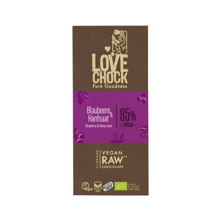Lovechock - Tafel Blaubeere/Hanfsaat Lovechock