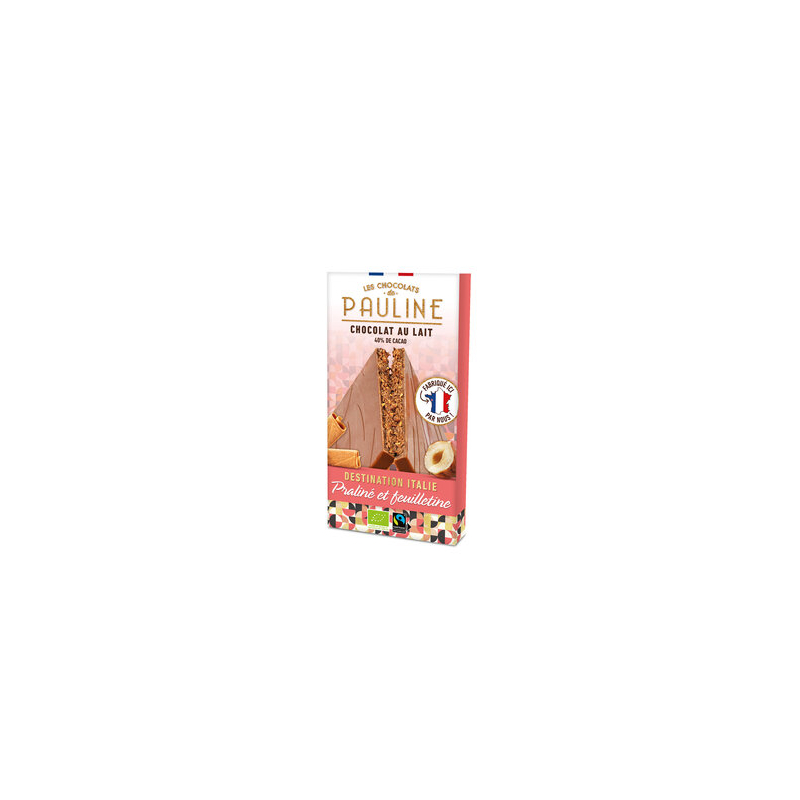 Les Chocolats de PAULINE - MilkChocolate filled Hazel. Pauline