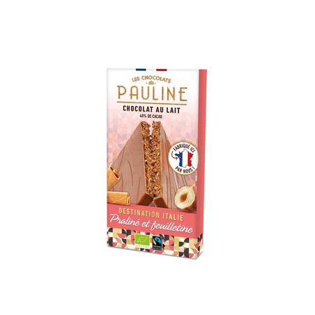 Les Chocolats de PAULINE - MilkChocolate filled Hazel. Pauline