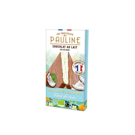 Les Chocolats de PAULINE - MilkChocolate filled Cocon. Pauline