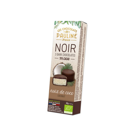 Les Chocolats de PAULINE - Coconut Bites DarkChocolate Pauline