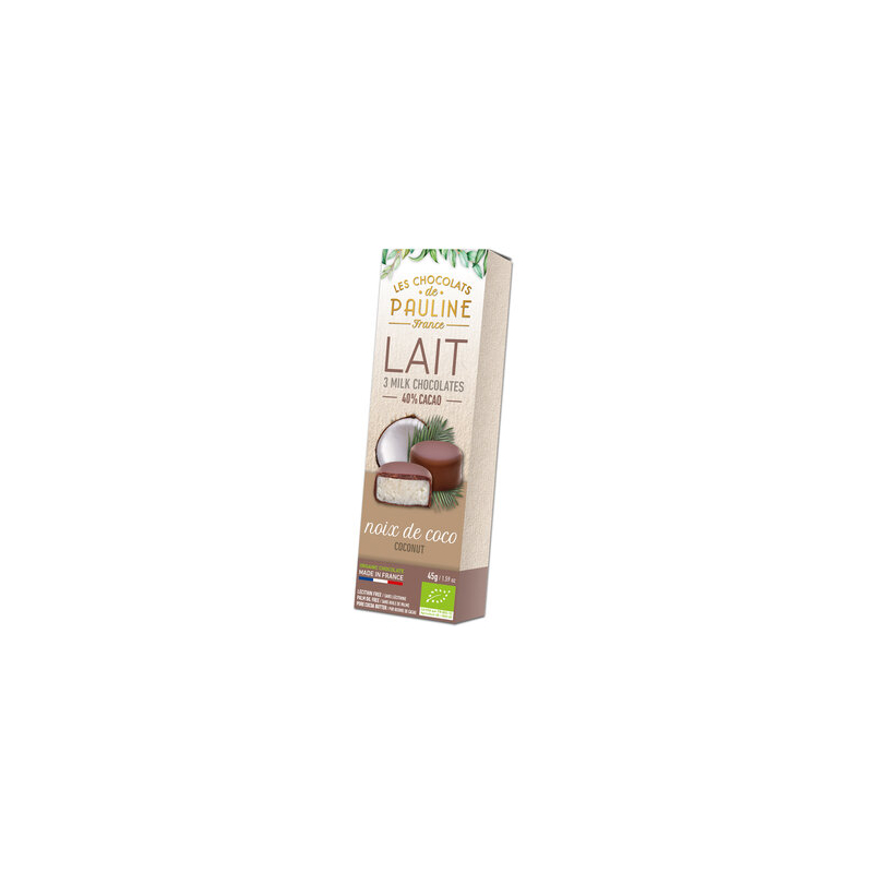 Les Chocolats de PAULINE - Coconut Bites MilkChocolate Pauline