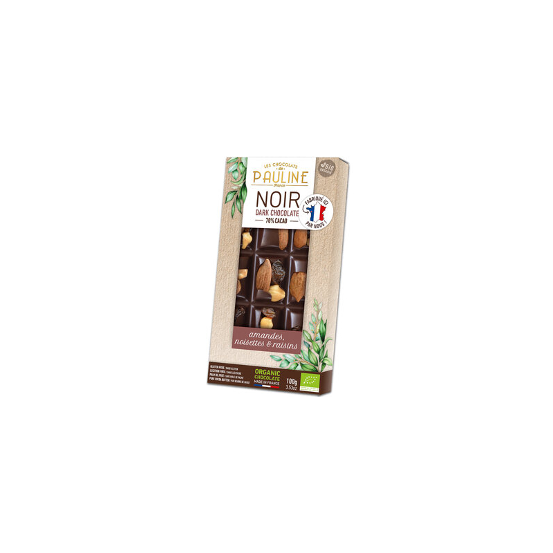 Les Chocolats de PAULINE - DarkChocolate Almond