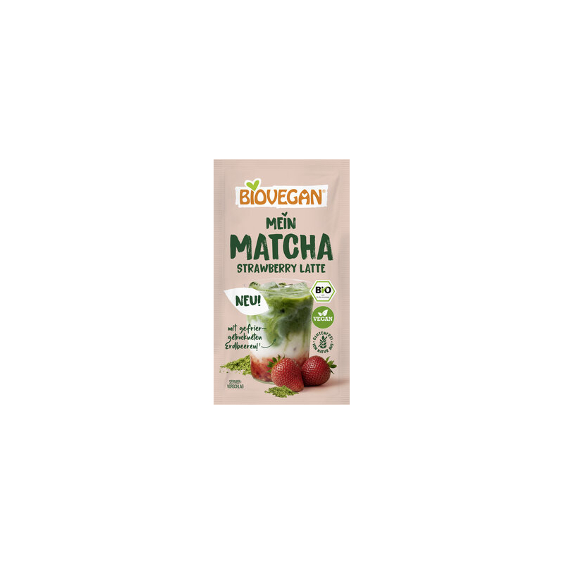 Biovegan - Mein Matcha Strawberry Latte Bioveg