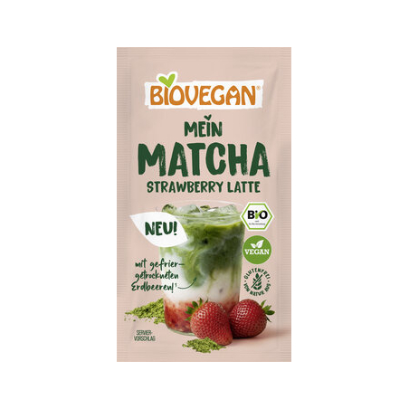 Biovegan - Mein Matcha Strawberry Latte Bioveg