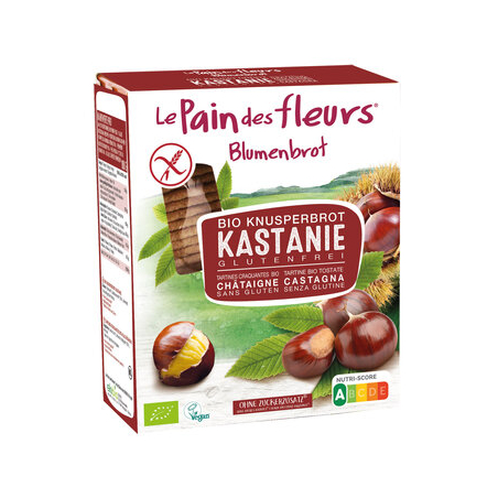 Le Pain des Fleurs - Knusperbrot Kastanien glutenfrei