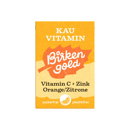 Birkengold - Kaugummi Vitamin C + Zink konv.