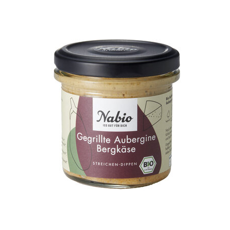 Nabio - Aubergine Bergkäse Aufstrich Nabio