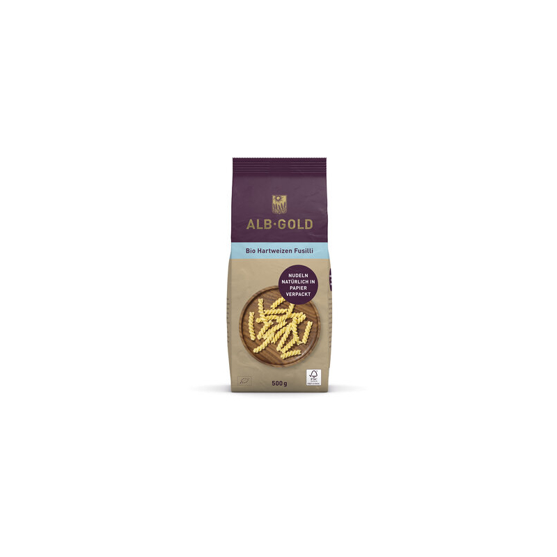 AlbGold - Hartweizen Fusilli (Papier) AlbGold
