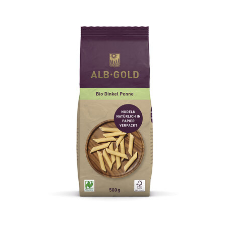 AlbGold - Dinkel Penne (Papier) AlbGold